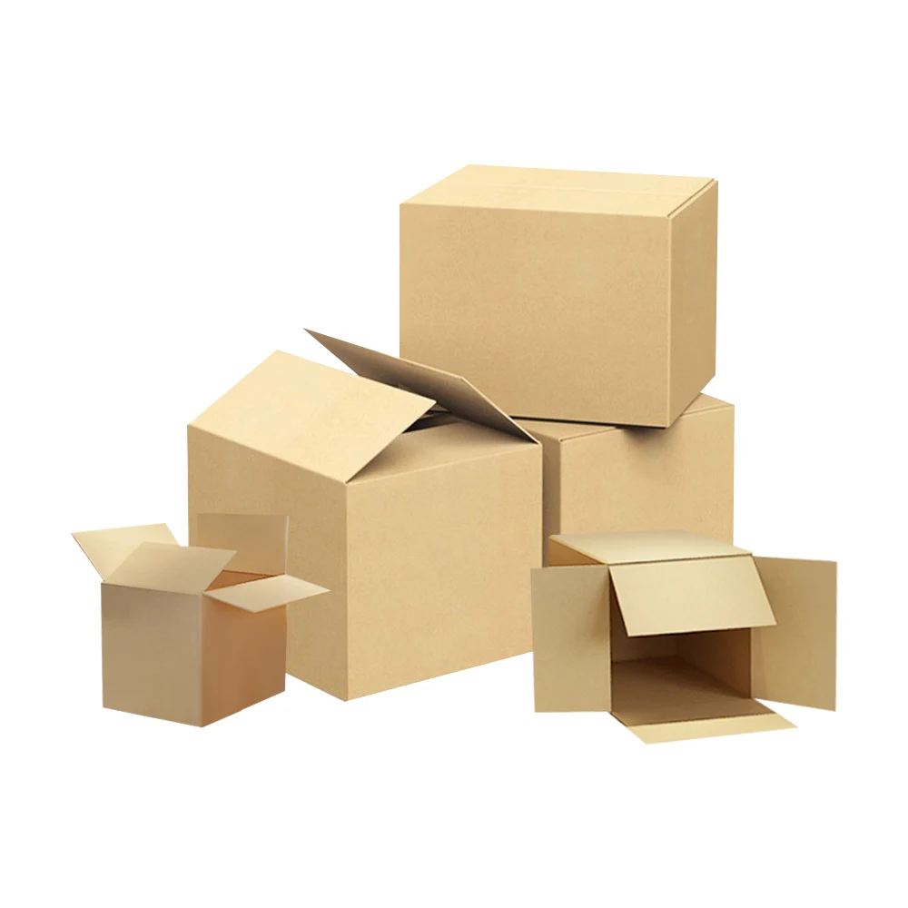 Free Design Small Kraft Paper Corrugated Cardboard Packing Box for Socks Garments Fur Gift Shipping