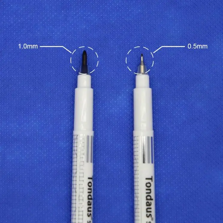 Four optional measuring tapes makeup tattoos surgical white sterile skin marker pen