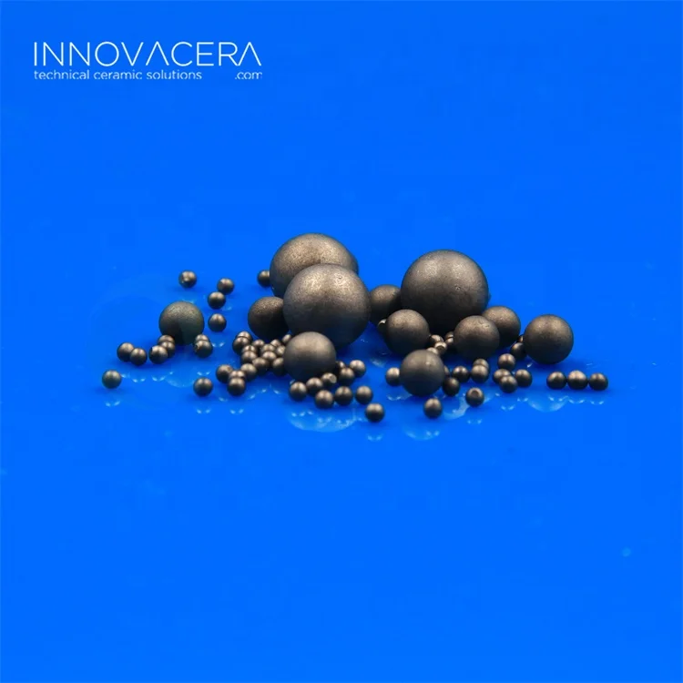 Excellent abrasion resistance Silicon Carbide Ceramic Grinding Balls for Glass / Engineering Ceramics