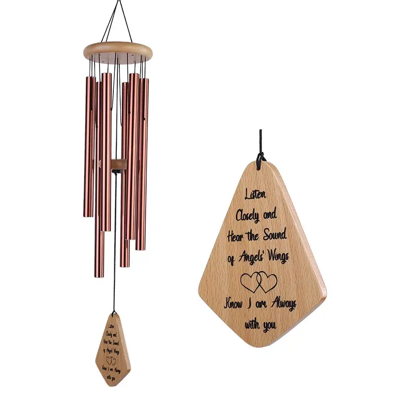 32in deep tone big wood aluminum pipe wind chimes amazon wind chime outdoor