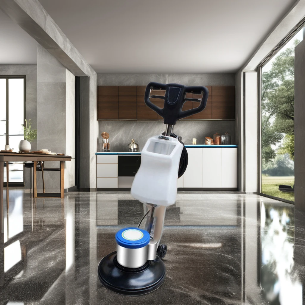 17inch 175rpm Multi Function Hand Push Commercial Automatic Carpet Cleaning Washer Equipment Machine Electric Floor  Scrubber