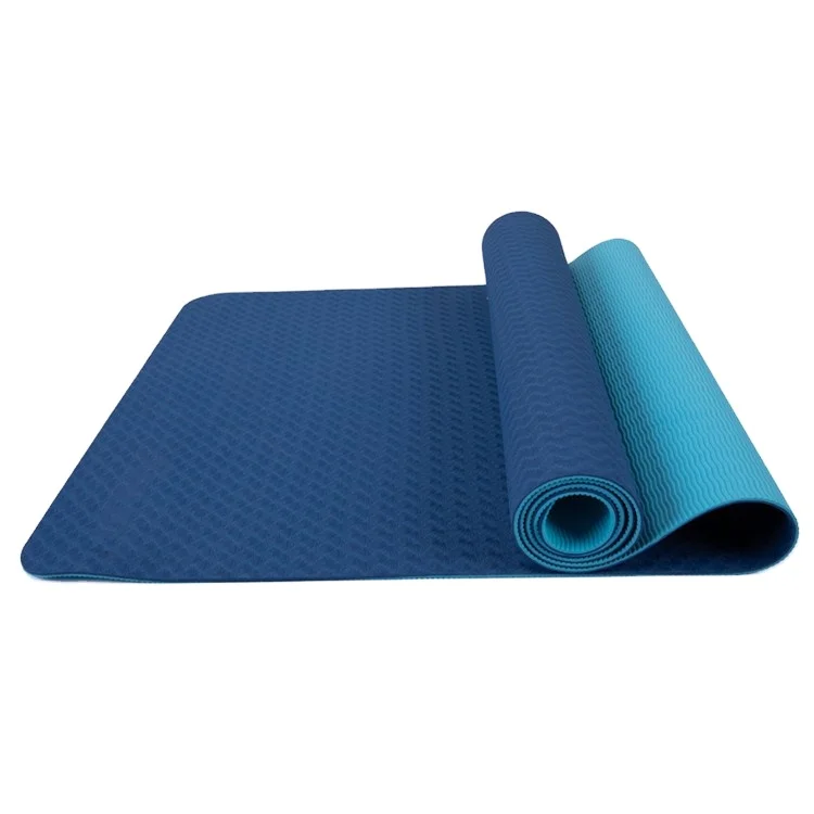 
Wholesale Material Fitness Eco Double Side Gym TPE Yoga Mat, Custom Brand Logo Yoga Matt 