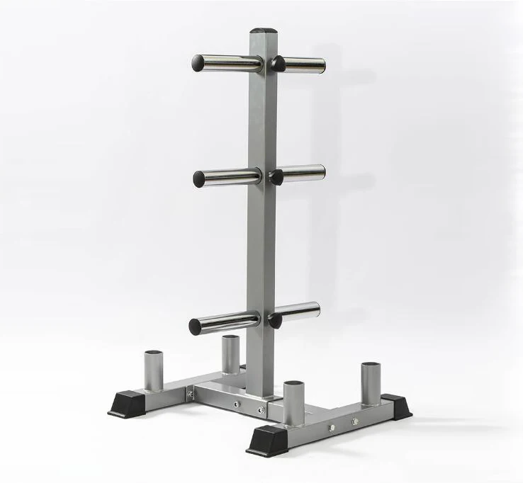 Вертикальный тренажерный зал штанга бампер весовые пластины держатель для хранения Дерево