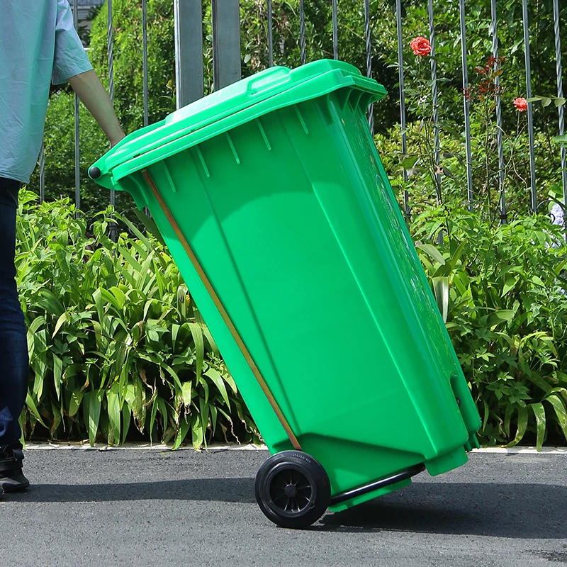 100 Liters outdoor trash can manufacturer wholesale dustbin with pedal garbage can