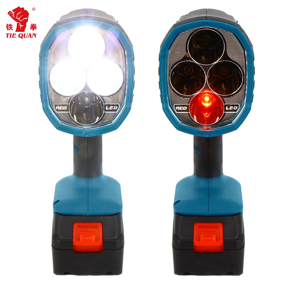 Outdoor Lithium Battery Rechargeable Dark Lighting Flashlight Spotlight LED Light