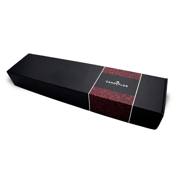 Wholesale custom logo fancy paper popular floral packaging rose flower mailer gift box black corrugated boxes for shipping