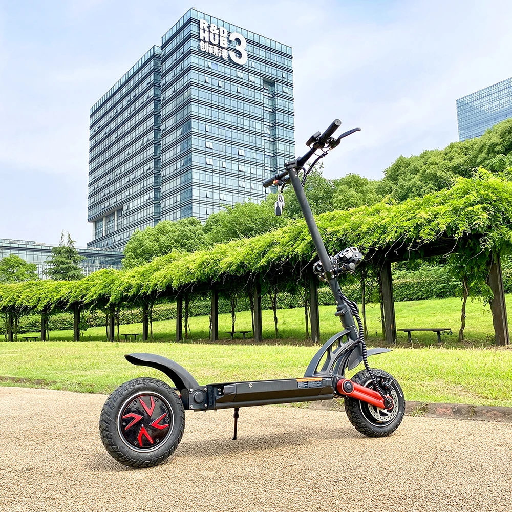 Good Quality 10 Inch Folding Off Road  Electric Scooter Dual Motor Kugoo G Booster