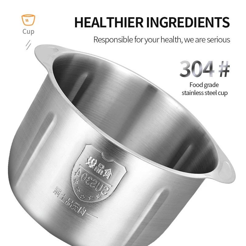 Multifunctional 2L Electric Meat Grinder 4 Knife Electric Chopper Automatic Mincing Food Processor For Household