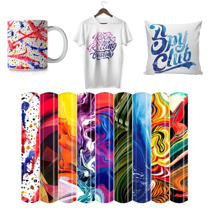 DETU Factory Direct Sale Infusible Sublimation Paper Heat Transfer Vinyl For Mug Cotton T Shirt
