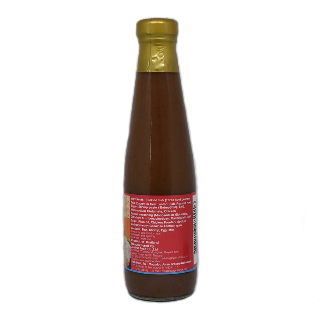 The Premium Product from Thailand of Condiments of the Thai Traditional Recipes Fermented Fish Sauce by JawiratFood
