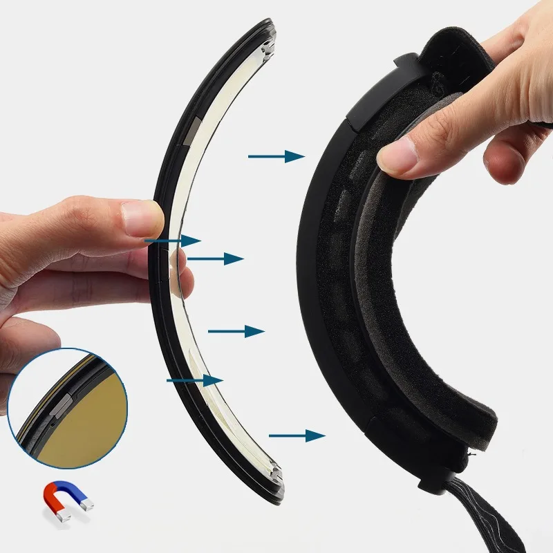 Interchangeable Magnetic Unisex Custom Snow board TPU Eyewear Anti Fog Windpoor racing Sport UV400 mirror lens Ski Goggles