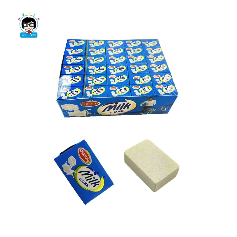 Milk Cube Candy Flavor Tablet Sweet Strong Compress
