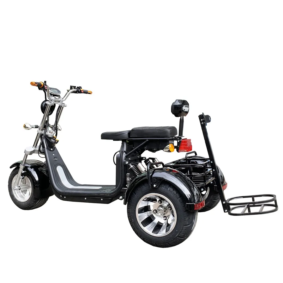 Electric Passenger Tricycle Eec 2000w 3000w Reverse Trike 3-wheel Electric Mobility Scooter
