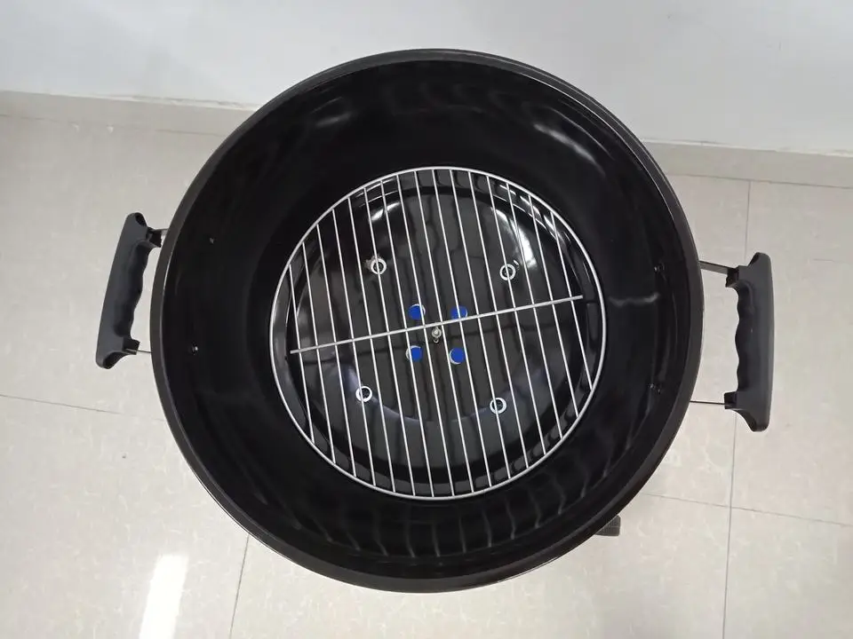 Round Kettle Outdoor Charcoal Grill Terrace Party Portable Barbeque Camping Picnic Tool BBQ Supplies