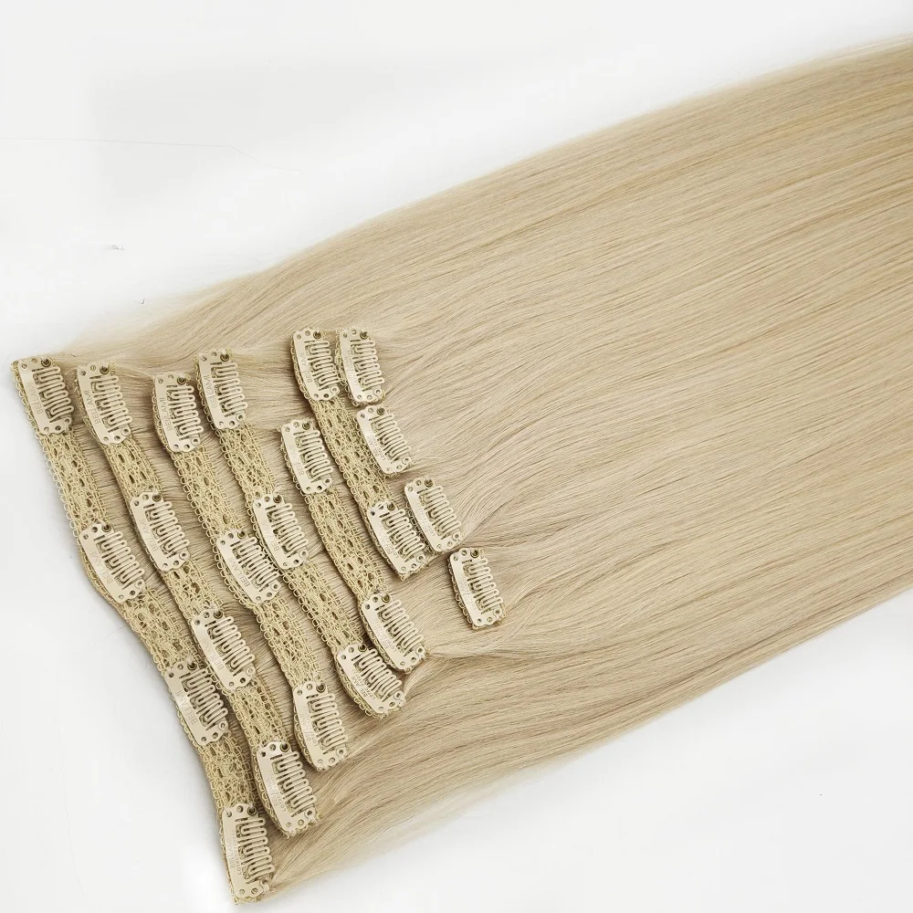 Real Natural Human Hair Thick Tail Ratio Clip In Hair Extensions Honest Chinese Suppliers Perruque Vrai Cheveux