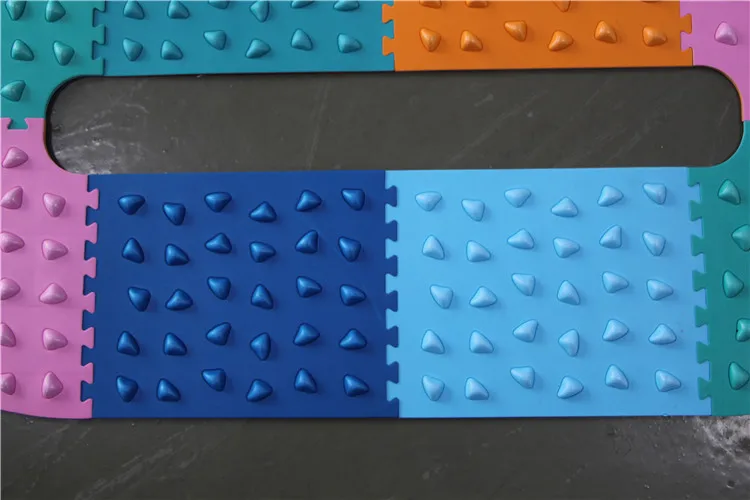 
Multicolor foot massage mat eva foam interlocking puzzle floor mat 