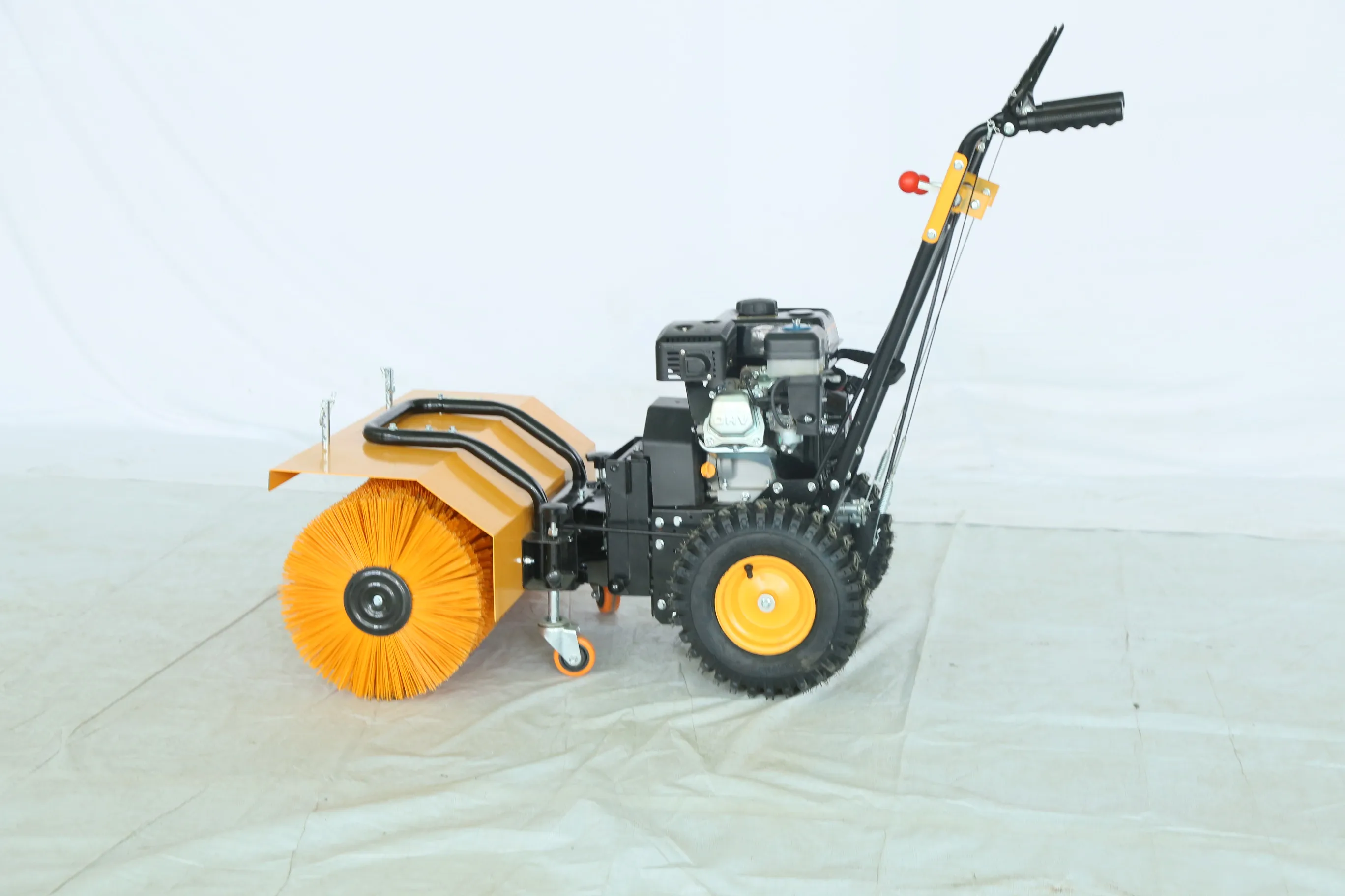 High Quality Low Price 15Hp  Walking behind concrete floor/street sweeper  for construction