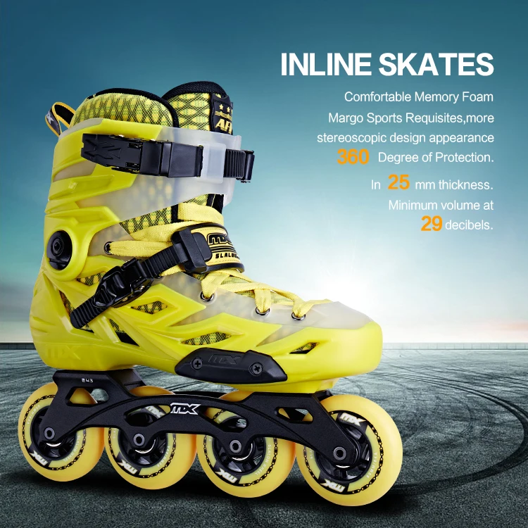 MX AFR-T high end slalom inline adult skate shoes for men and women