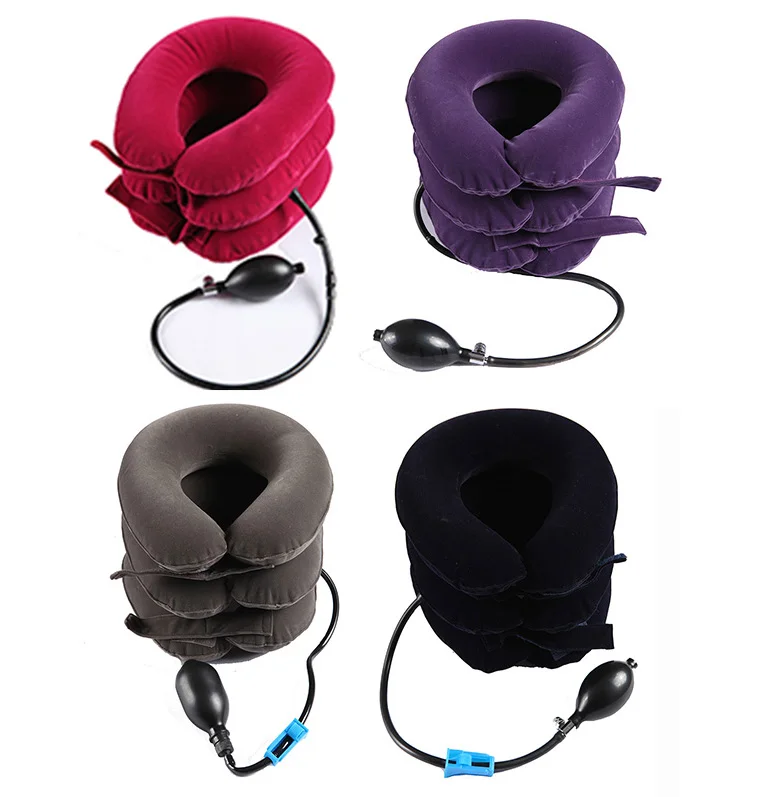 Air Neck Traction Relive Pain Cervical Collar Device inflatable neck support traction pillow