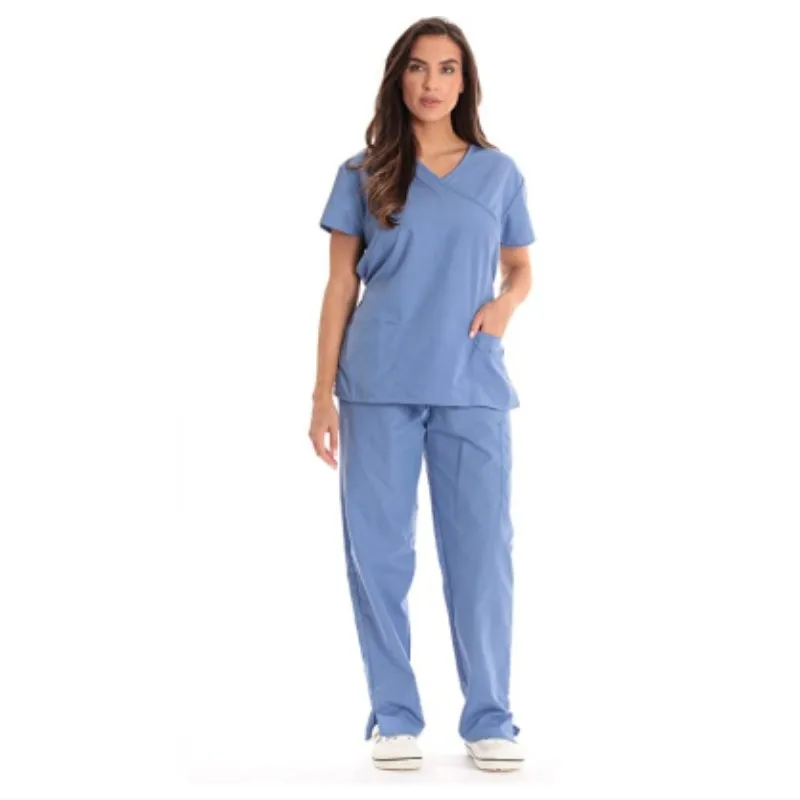 2022 Wholesale Custom Fashion Spandex srubs medical scrubs uniform nurse