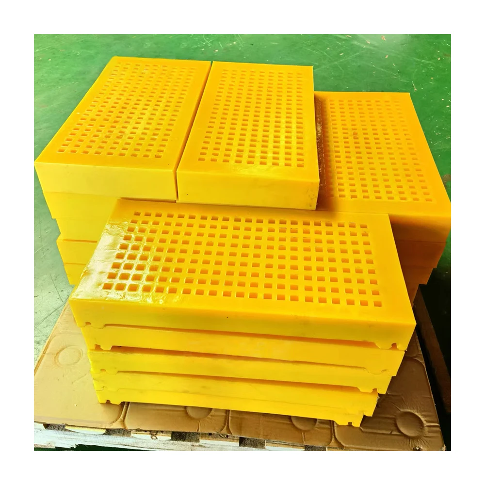 polyurethane rubber pu vibrating mesh mine square plastic sieves pu sieve panel vibrating screen mesh for coal mine