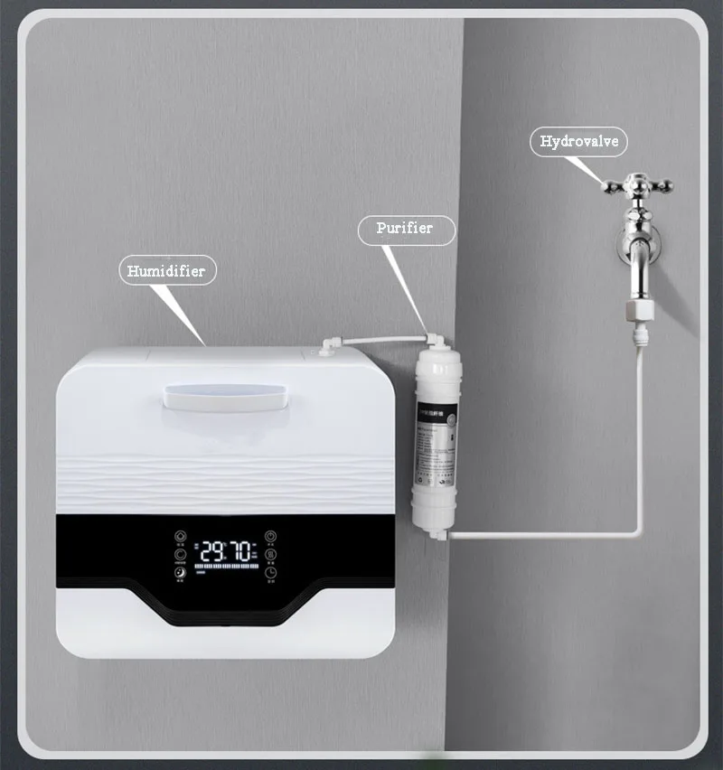 Ultrasonic Humidifiers for Large Room Mist Maker Wall Mounted Humidifier for School Office