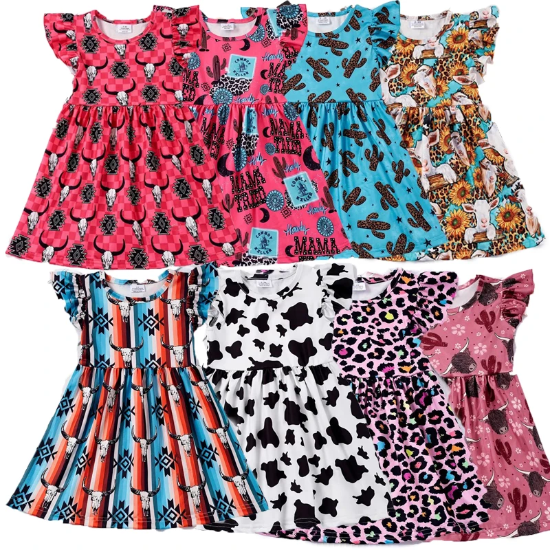 Fuyu Vestido de fiesta nina bebes vestido occidental Южная Кепка с рукавами детская модная праздничная одежда для маленьких девочек