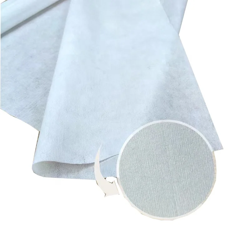 Degradable  70%Woodpulp 30%PP Industrial Cleaning Cloth Spunlace Nonwoven Fabric Rolls