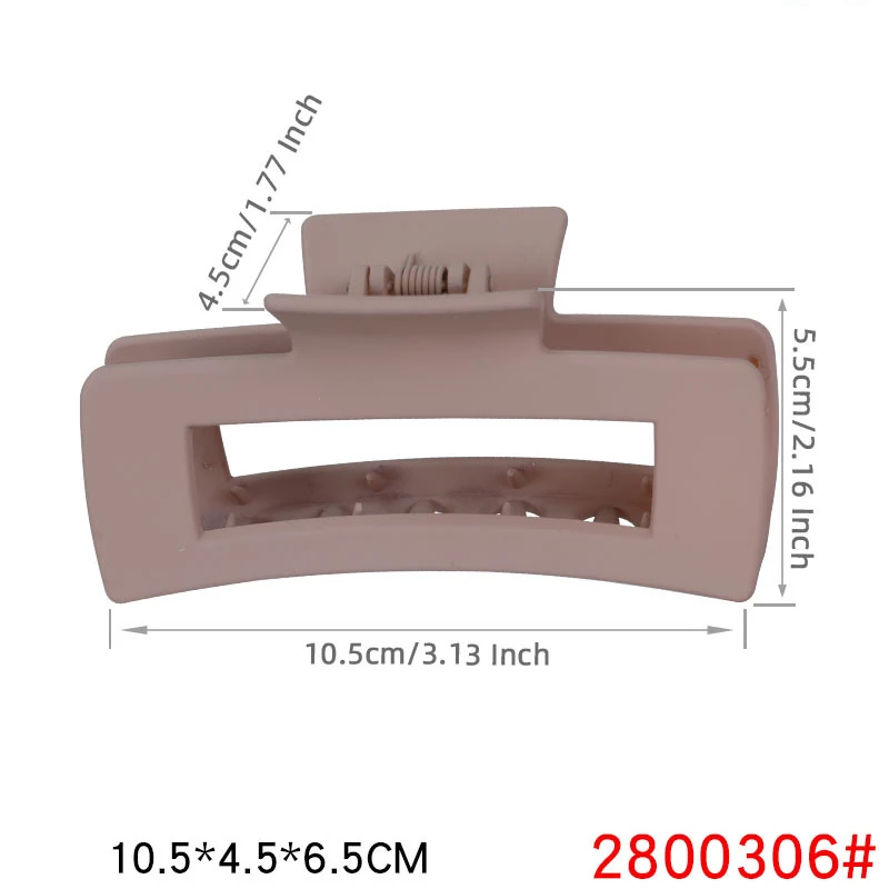 womens jumbo style colourful wave rectangle hair fashion acrylic clips unique large shark claw grip clip for hair