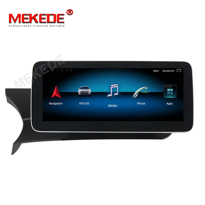 MEKEDE Android9.0 Quad Core 4+64G 10.25' full screen car radio dvd gps for Benz C Class W204 2011-2013 car multimedia system