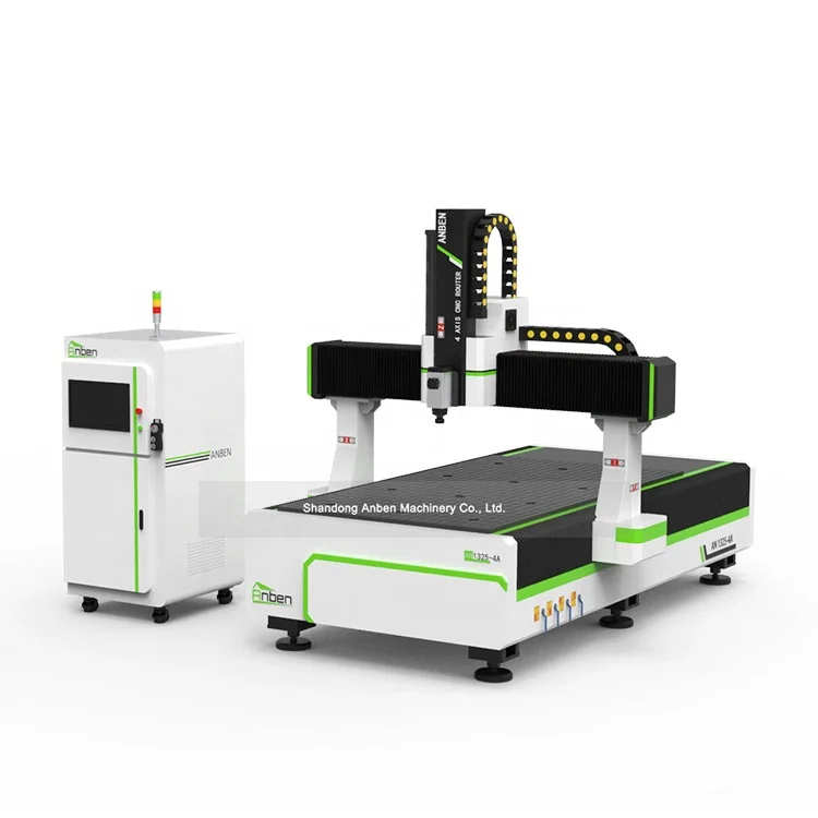 4th axis atc cnc router 1325 with high Z axis and rotating spindle