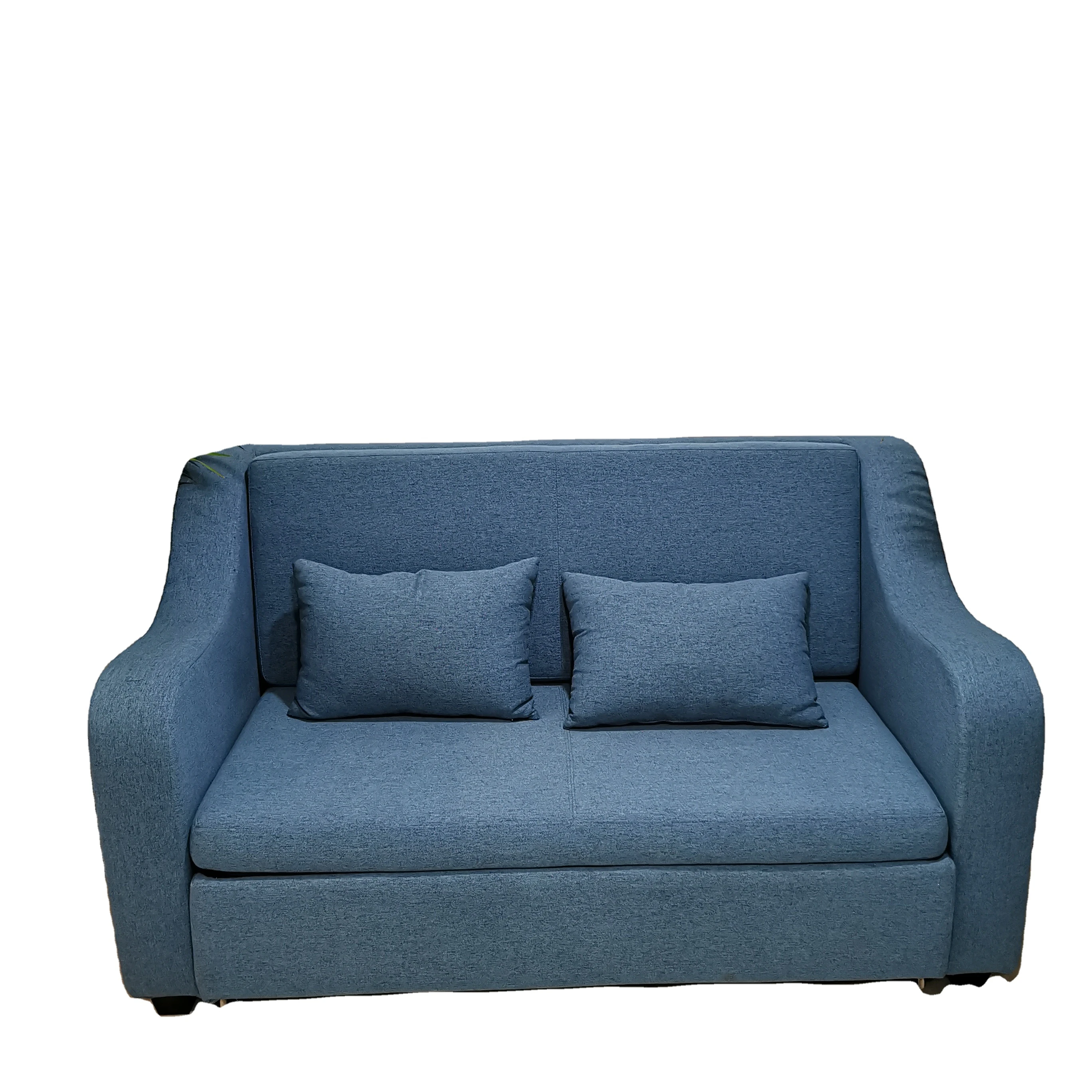 Living room furniture two seats fabric sofa bed