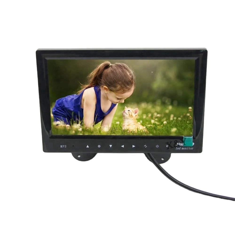 7 inchdesktop monitor MP5+super slim HD car stand alone rear view monitor  (XY-2075AV )
