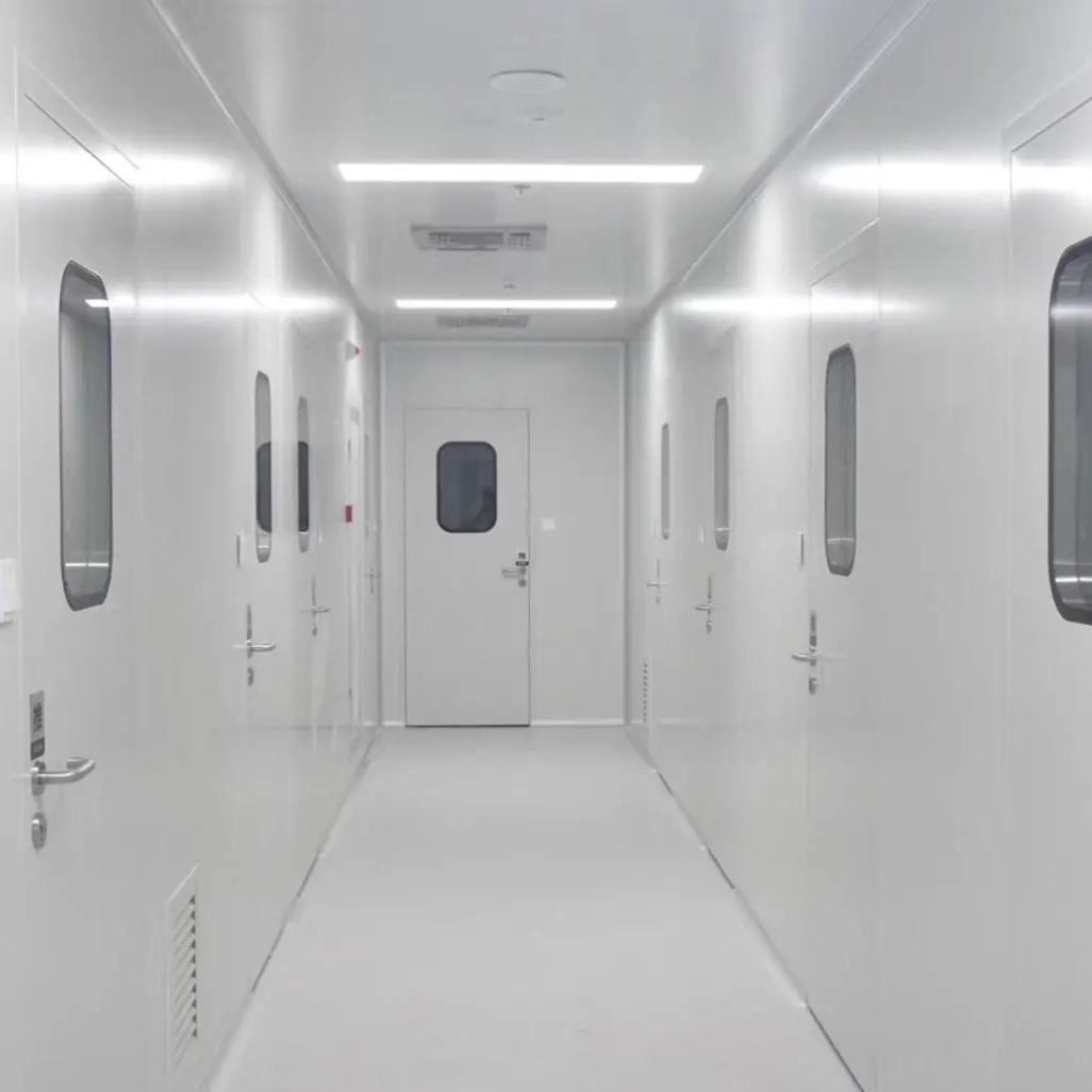 Stainless Steel Modular Airtight Hermetic Manual Medical Cleanroom Swing Gmp Laboratory Industrial Cleanroom Door