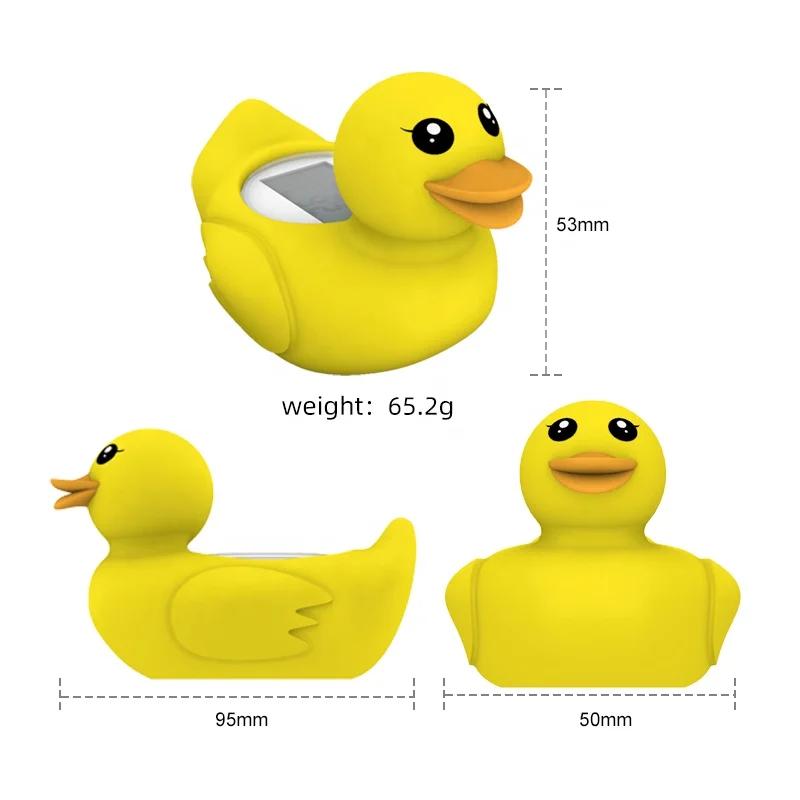 Цифровой термометр, Детский водонепроницаемый градусник для ванны, для проверки температуры в горячей воде, в форме утки