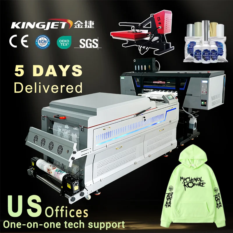 Best-Selling Photo Quality Large Format DTF Printer for Transfer Images on T-shirts