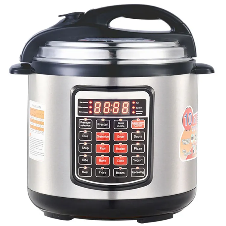 Industrial 8 Liter function Mini 9-in-1 Electric Pressure Cooker Silicone Sealing