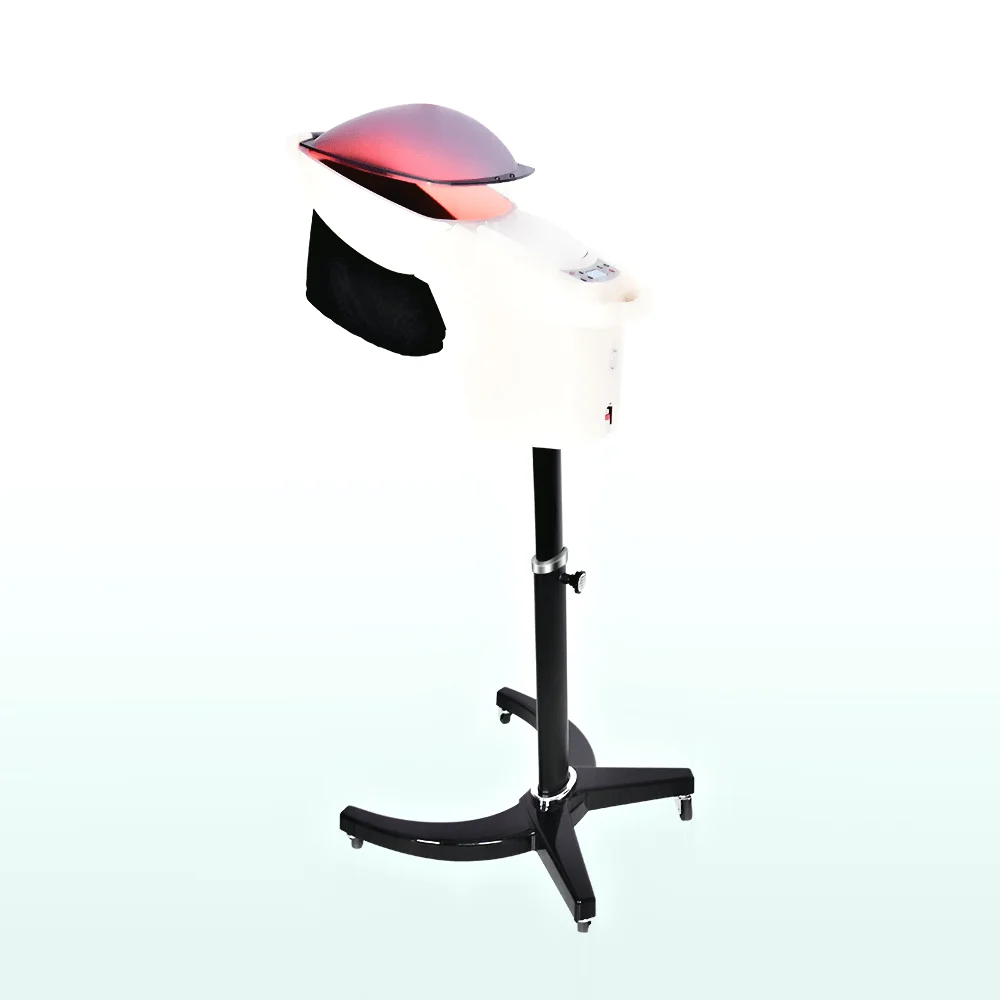 Stand Microwave Hair Steamer Machine With Ozone Oil Treatment Hair Color Steaming And Hair Drying