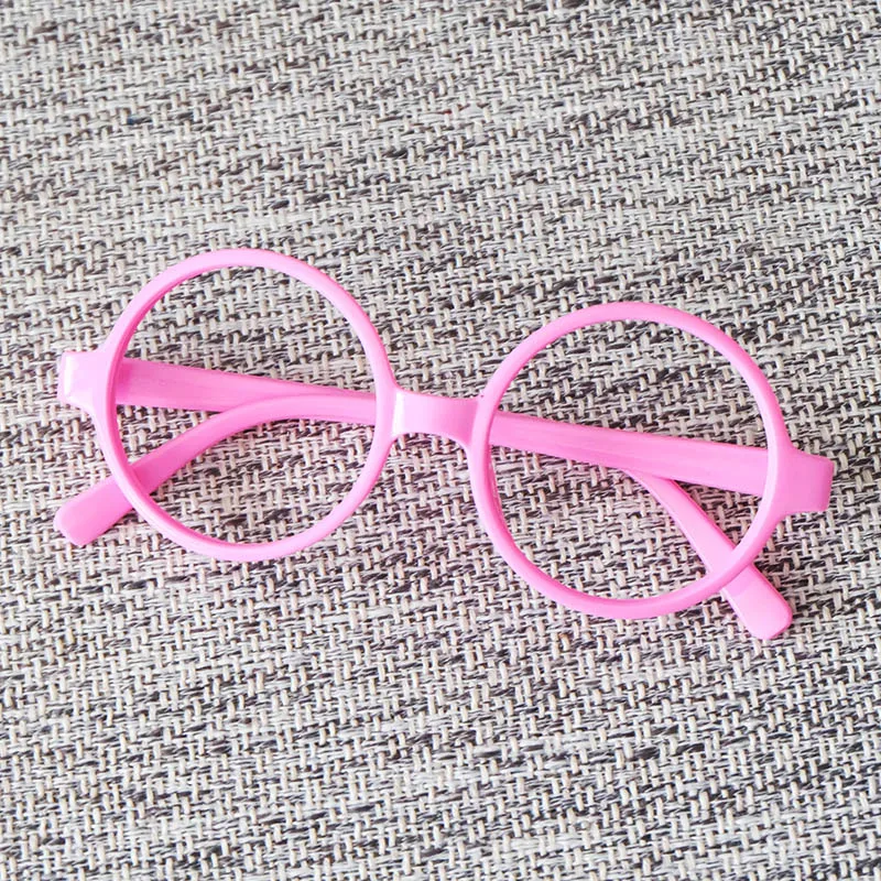 Promotion Colorful Frame Unisex Round Nerd Eyewear Frame For Kids Without Lenses Baby EyeglassesFrame