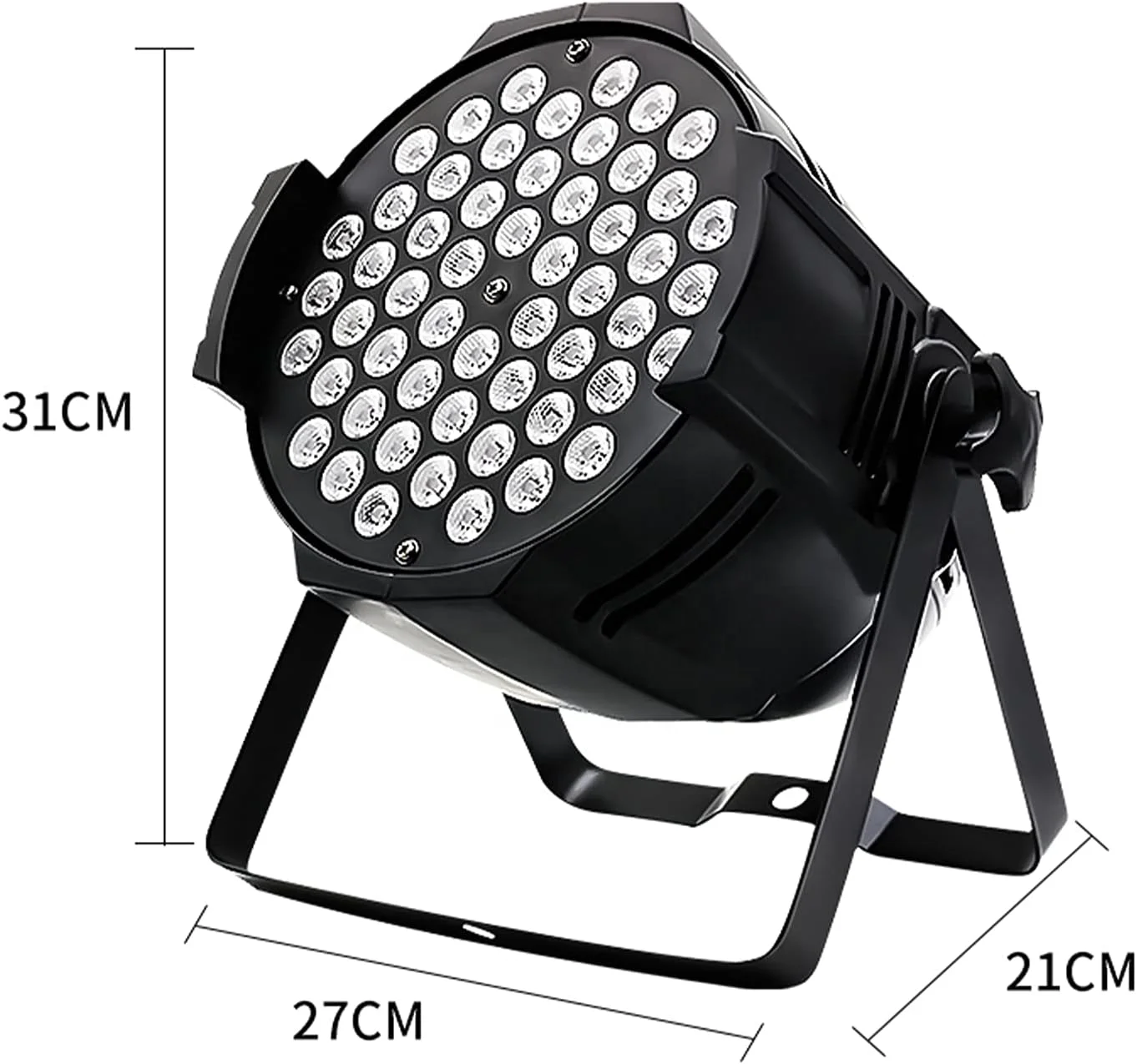 LED Tinted Pa-light RGBW Stage Lighting Beam Zoom Wash Moving Head Light RGB ATG for DJ Bar Club LED PAR 54psc 3W Portable 80 70