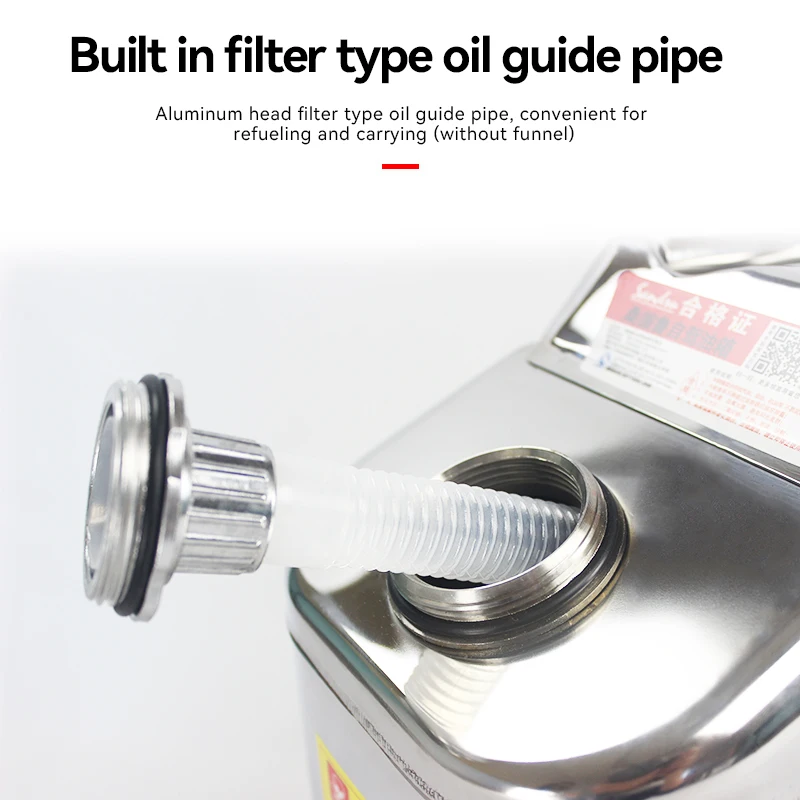 Military Style Jerry Can Fuel Gas Steel Tank 5/10/20L 10l stainless fuel can