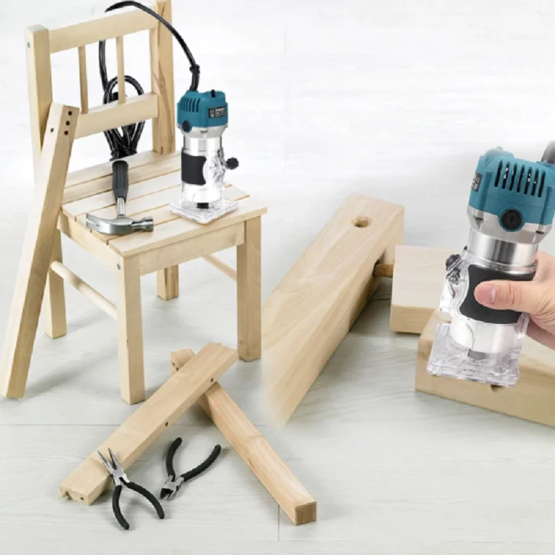 New Arrivals Cutting Wood Convenient Efficient Electric 600W Home Work Mass Production Electric Wood Trimmer Router