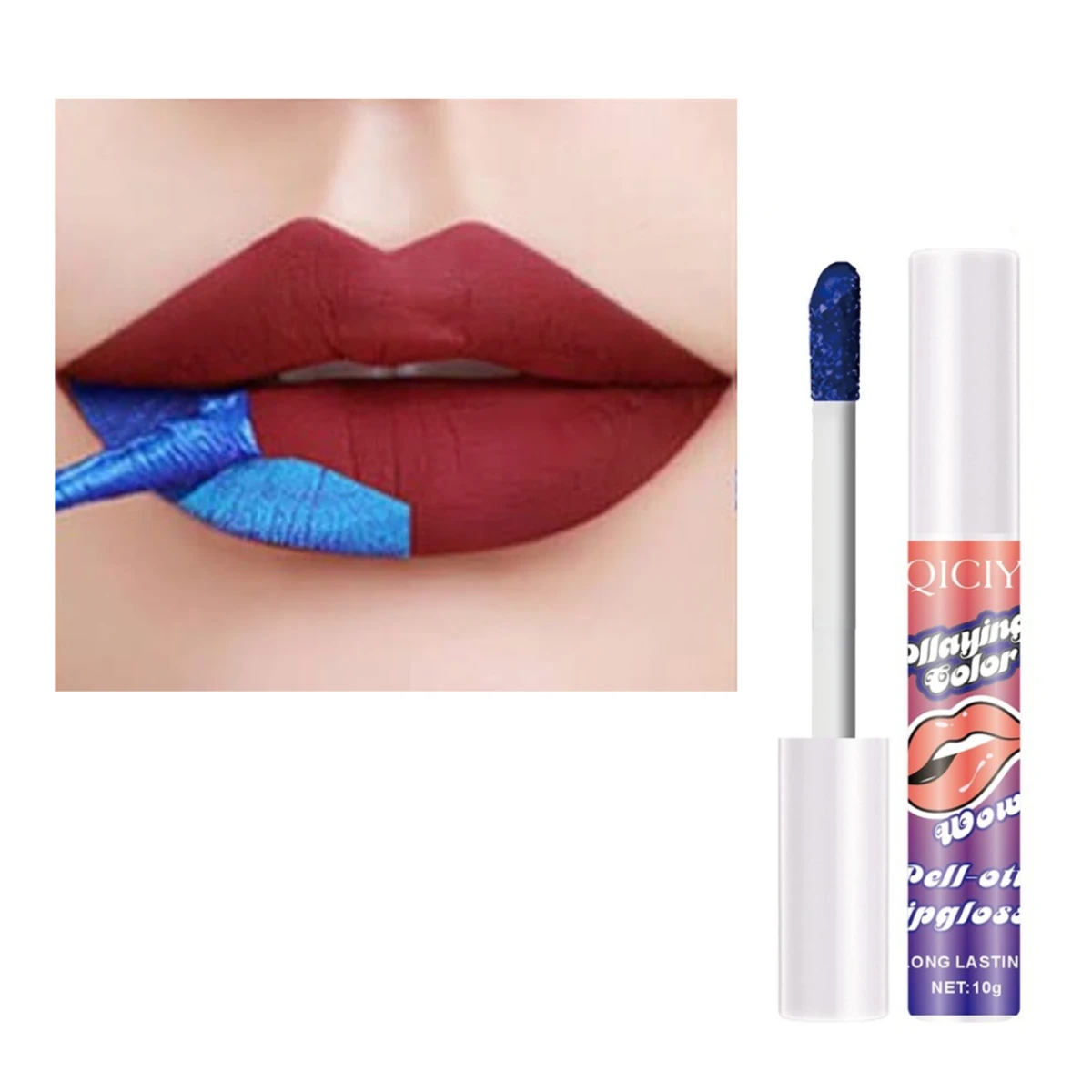 Hot sale Peel Off Lip Liner Tattoo Long Lasting Lip Stain Peel Off Liplinner blue peel off liquid lip stain tint stains gloss