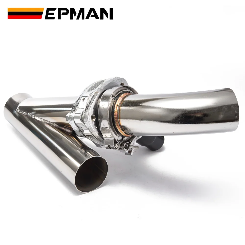 EPMAN Exhaust System Electric Catback Downpipe Cutout E-Cut Valve Out muffler With Manual switch 51mm 63mm 76mm 89mm EP-CUTYXMM