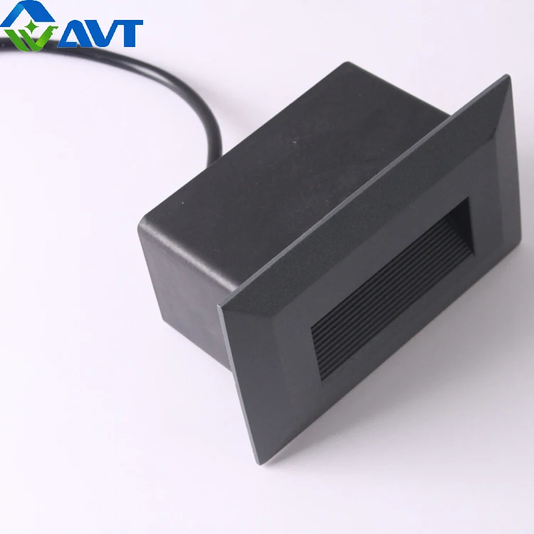 
Aluminium Recessed mounted LED Step light 120V 220V 3W Wall light for cinemar 