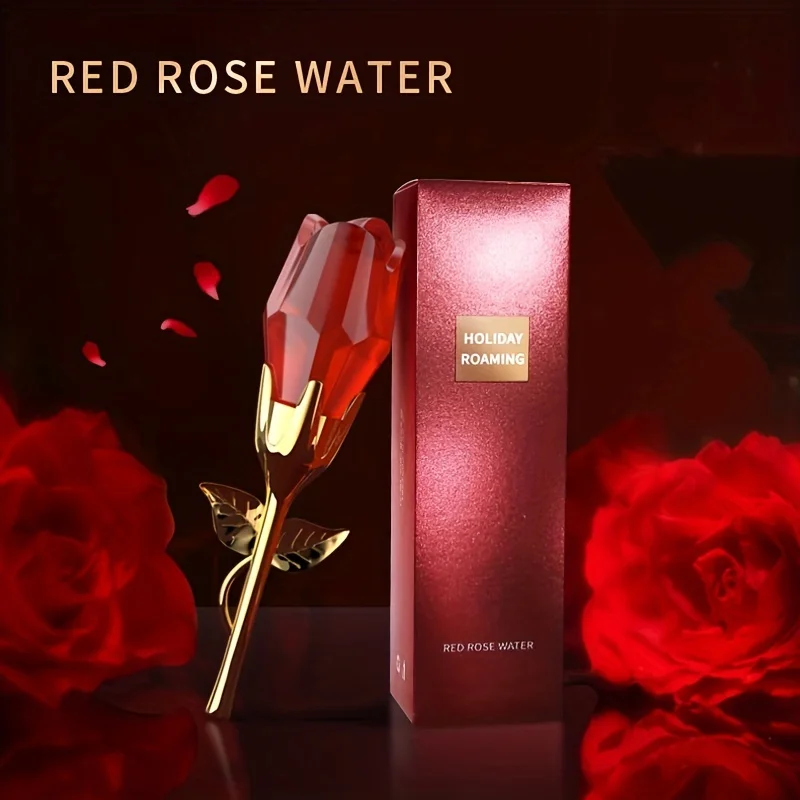 Classic Lady Perfume Red Rose Shape 50ml Perfume Women Long Lasting Fragrance Perfume For Women Eau De Toilette