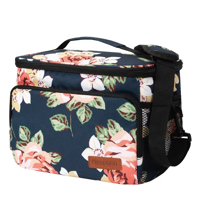 Герметичный изолированный Ланч-бокс Heopono для взрослых, прочный полиэстер, водонепроницаемый, индивидуальный принт, для фитнеса, для мужчин и женщин, для офиса и улицы