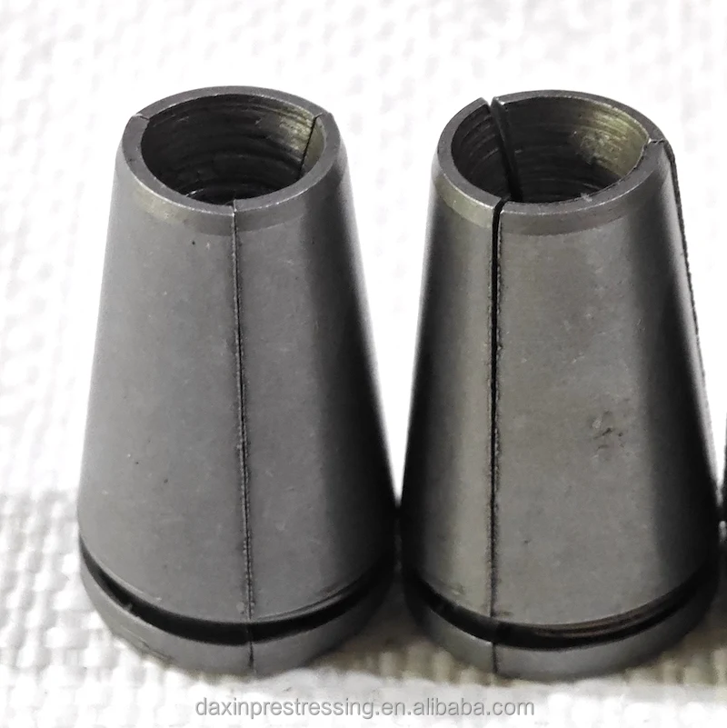 3-piece Anchor Wedge for Railway Construction Material Prestressed Banana Anchorage