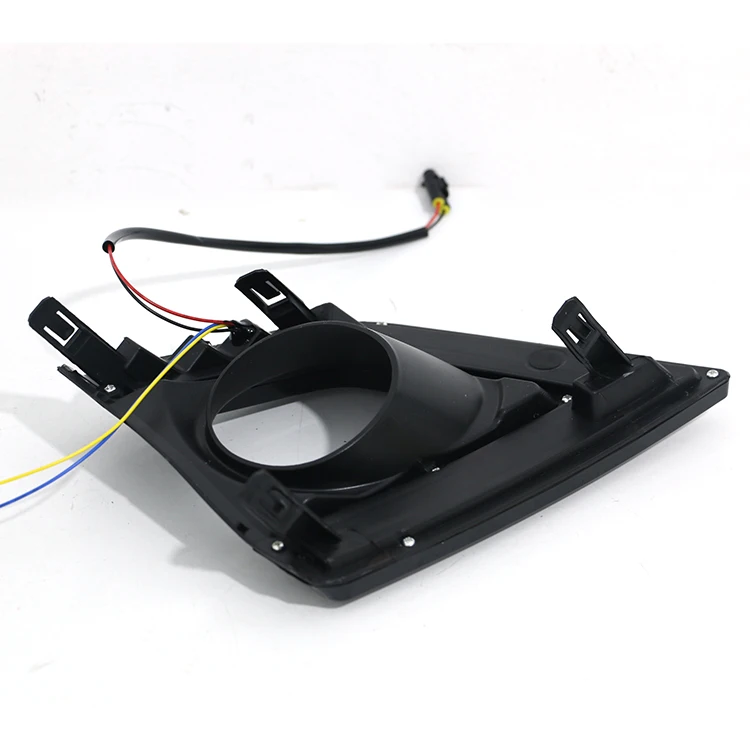 Auto lamp DRL LED Daytime Running lights three color Fog Lamp cover For Toyota Corolla 2014-2017