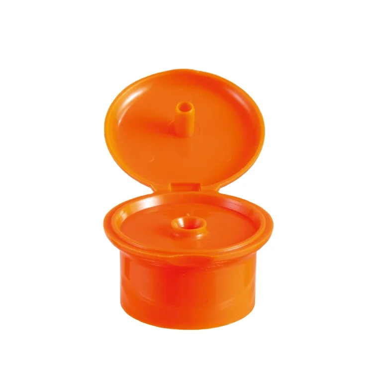 New plastic flip top cap 28/410 colorful cosmetic bottle PP cap